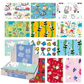 Scatola 100fg carta regalo Raso Bambini 70X100cm SADOCH