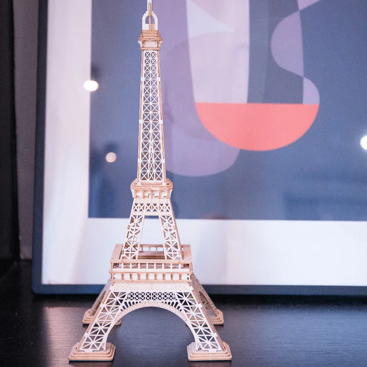 Robotime Rokr - Tour Eiffel puzzle 3D in legno. - TG501 - Villa Varese